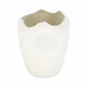Rhys Decorative Vase | Abstract Textured Design | Ivory Terracotta 12"