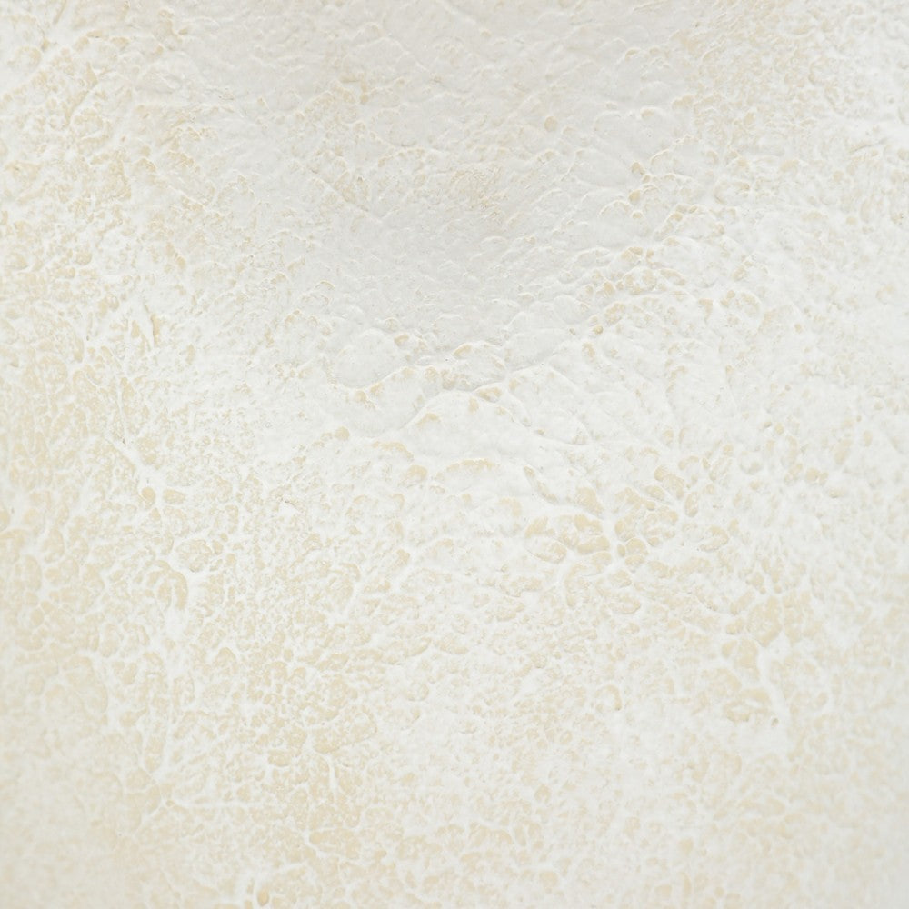 Rhys Decorative Vase | Abstract Textured Design | Ivory Terracotta 12"