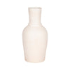 Narrow Neck Vase | Rounded Body | Natural Textured Ivory Terracotta 16"
