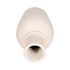Narrow Neck Vase | Rounded Body | Natural Textured Ivory Terracotta 16"