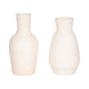 Narrow Neck Vase | Rounded Body | Natural Textured Ivory Terracotta 16"