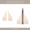 Modern Decorative Cloud Bookends Set of 2 | Tan Brown Sculptural Travertine