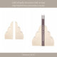 Modern Decorative Cloud Bookends Set of 2 | Tan Brown Sculptural Travertine