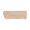 Decorative 4 Taper Candle Holder | Live Edge Style Tan Brown Travertine SBH-20759