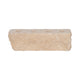 Decorative 4 Taper Candle Holder | Live Edge Style Tan Brown Travertine