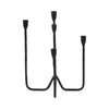 Leny 5 Taper Candle Holder | 16" Tall Black Forged Iron Accent