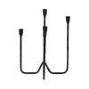 Leny 5 Taper Candle Holder | 16" Tall Black Forged Iron Accent