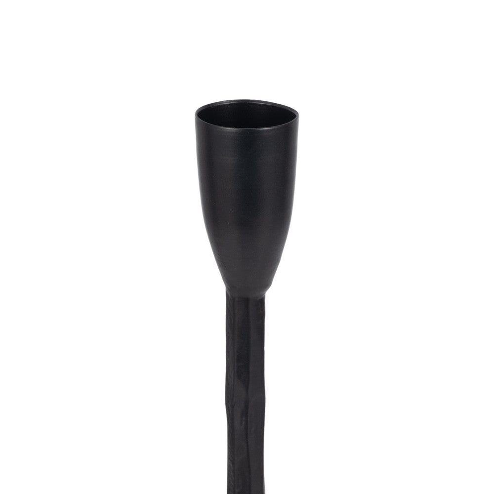 Leny 5 Taper Candle Holder | 16" Tall Black Forged Iron Accent