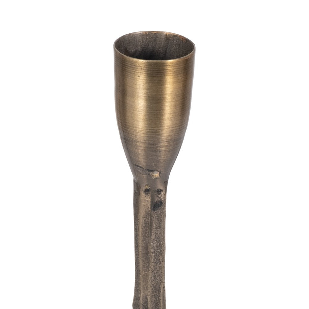 Leny 5 Taper Candle Holder | 16" Tall Bronze Forged Iron Accent
