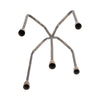Leny 5 Taper Candle Holder | 16" Tall Bronze Forged Iron Accent