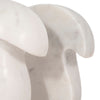 Decorative Mushroom Bookend Set of 2 | Cute Accents | White Veined Marble
