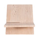Decorative X Shaped Bookstand | 18" Natural Tan Brown Travertine