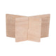 Decorative X Shaped Bookstand | 18" Natural Tan Brown Travertine