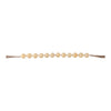 Decorative Swirled Beaded Garland with Jute Tassels | 40" Ivory Tone