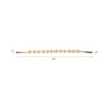 Decorative Swirled Beaded Garland with Jute Tassels | 40" Ivory Tone