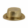 Decorative Sculptural Hat Accent | Metallic Gold Aluminum | 8"
