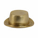 Decorative Sculptural Hat Accent | Metallic Gold Aluminum | 8"
