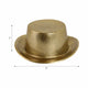 Decorative Sculptural Hat Accent | Metallic Gold Aluminum | 8"