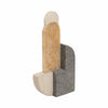 Decorative Sculpture | Abstract Geometric | Gray & Gold | Onyx & Marble