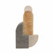 Decorative Sculpture | Abstract Geometric | Gray & Gold | Onyx & Marble
