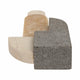 Decorative Sculpture | Abstract Geometric | Gray & Gold | Onyx & Marble