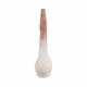 Floor Vase | Curvy Open Cut-Out Terracotta | Ivory Brown Finish | 36"
