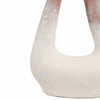 Floor Vase | Curvy Open Cut-Out Terracotta | Ivory Brown Finish | 36"