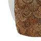 15" Handcrafted Woven Scale Terracotta Fish Vase | Ivory & Natural