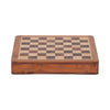 10" Handcrafted Magnetic Chess Set | Natural Brown Acacia Wood