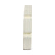 Abstract Geometric Sculpture Decoration | 15" | Ivory Textured Terracotta