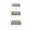 Decorative Box | Set of 3 | Ridged Resin Design | White & Black