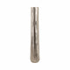 Decorative Floor Vase | Tall Rounded 35" Etched Silver Aluminum Finish