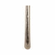 Decorative Floor Vase | Rounded Base | Etched Texture Silver Metal | 48"