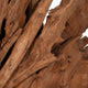 Decorative Sculpture of a Fish on a Stand | Carved Brown Teak Wood | 30"