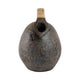 Kael Decorative Jug Vase | Wrapped Rattan Handle | Gray Terracotta 13"