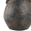 Kael Decorative Jug Vase | Wrapped Rattan Handle | Gray Terracotta 13"