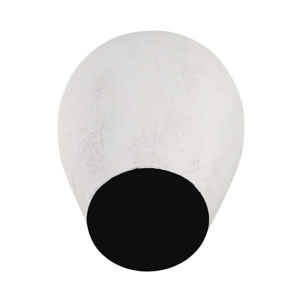 Decorative Accent Tall Floor Vase | 30" Rustic Ivory White Terracotta