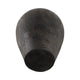 Decorative Floor Vase w Sculpted Rim | Matte Rustic Black | 30"
