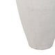 Floor Vase | 40" Amphora Shape with Side Handles | Ivory Terracotta
