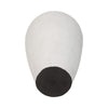 Floor Vase | 40" Amphora Shape with Side Handles | Ivory Terracotta