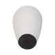 Floor Vase | 40" Amphora Shape with Side Handles | Ivory Terracotta