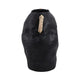 Jug Vase with Rattan Handles | Pottery Shape | Black Terracotta 13"