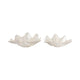 Decorative Coastal Bowls Set of 2 | Ivory Shell Capiz Duo 12" & 20"