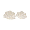 Decorative Coastal Bowls Set of 2 | Ivory Shell Capiz Duo 12" & 20"