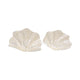Decorative Coastal Bowls Set of 2 | Ivory Shell Capiz Duo 12" & 20"