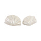 Decorative Coastal Bowls Set of 2 | Ivory Shell Capiz Duo 12" & 20"