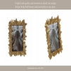 Photo Frame | Gold Polyresin Enchanted Butterfly Design | Fits 5x7 Portrait
