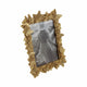 Photo Frame | Gold Polyresin Enchanted Butterfly Design | Fits 5x7 Portrait