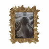 Photo Frame | Gold Polyresin Enchanted Butterfly Design | Fits 5x7 Portrait