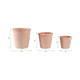 3pc Outdoor Indoor Planters Set | Red Clay Terracotta 9 |12 |15"